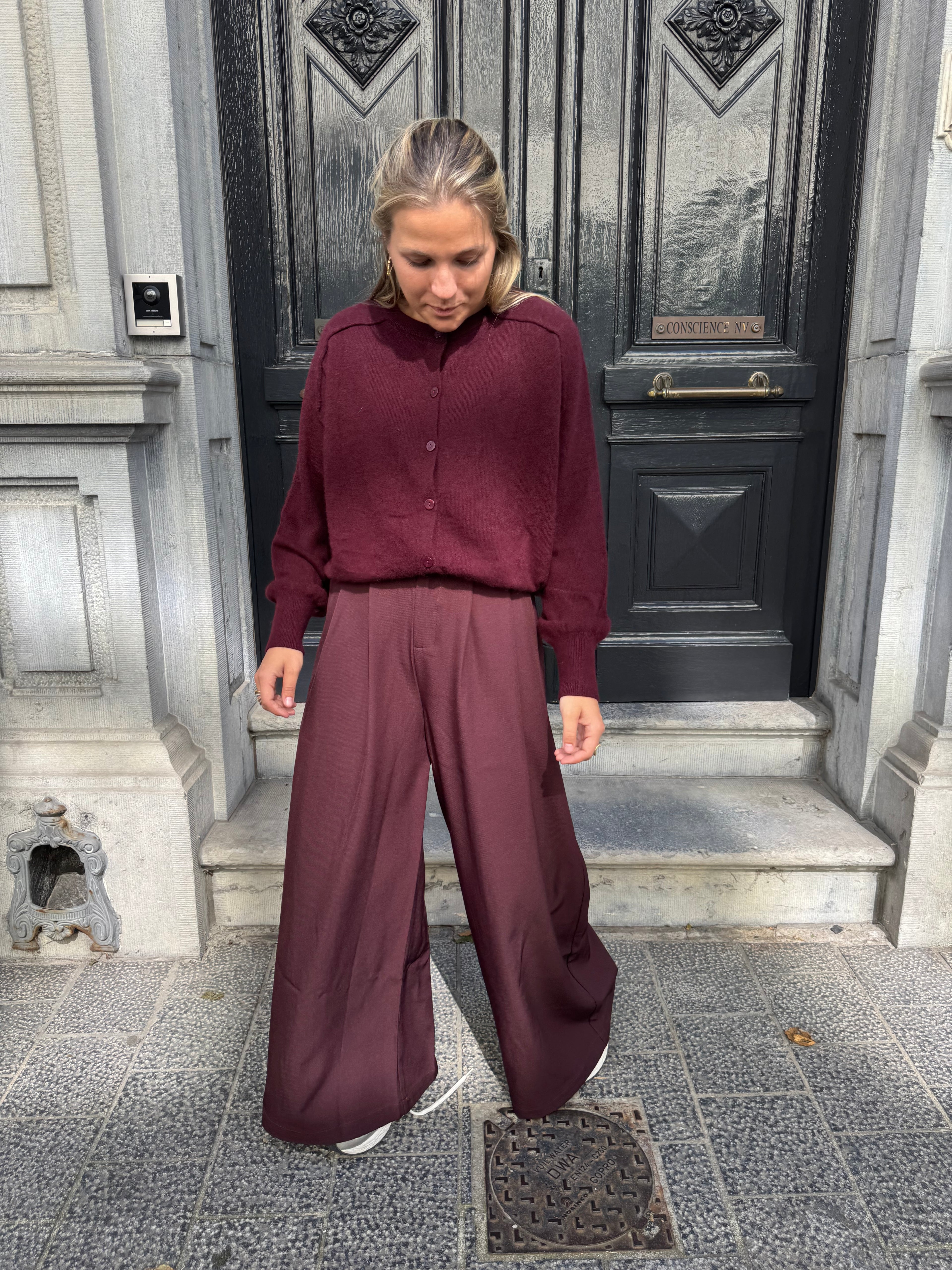 Olivia Pants Burgundy