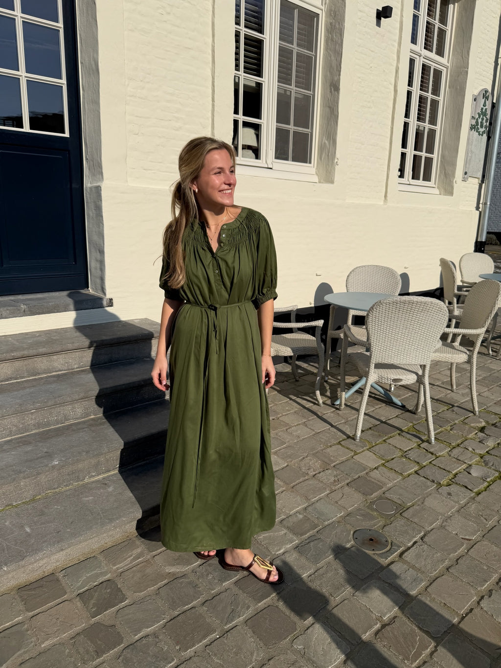 Louisianna Dress Green