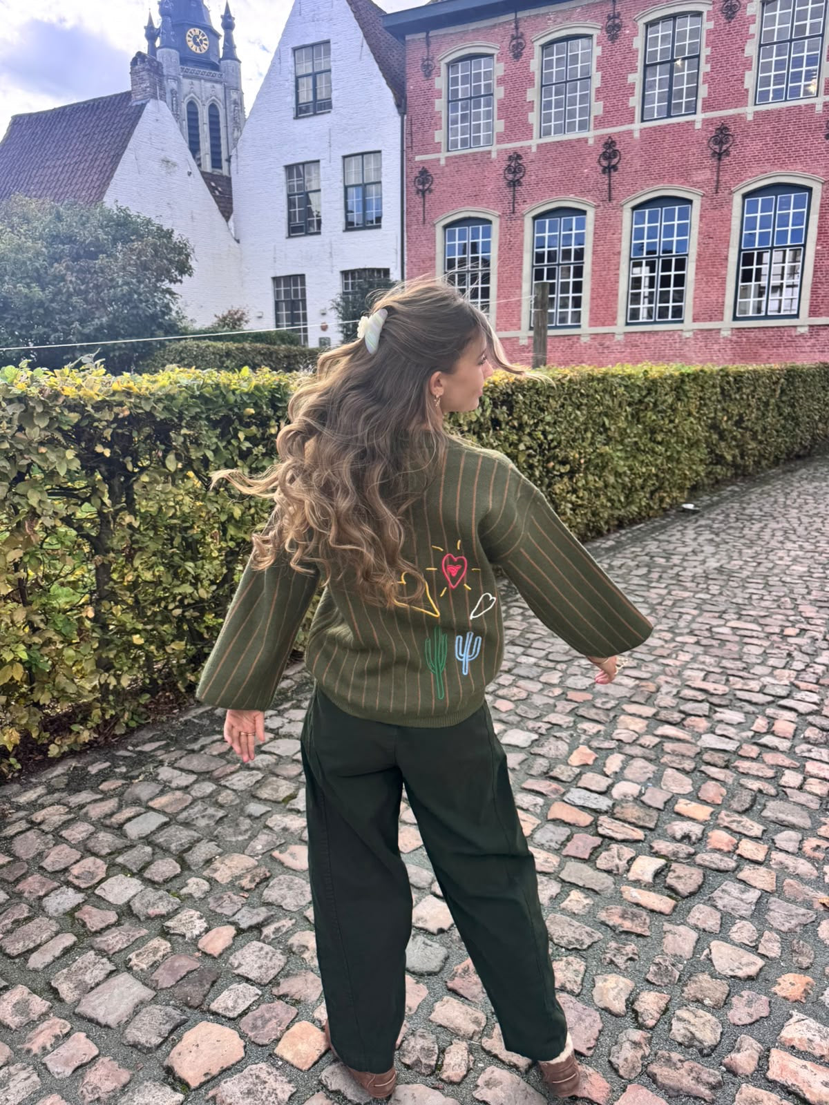Suzette Cardigan Green