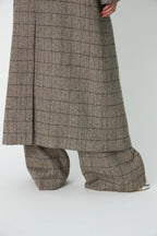 Oversized Coat - warm grey mélange