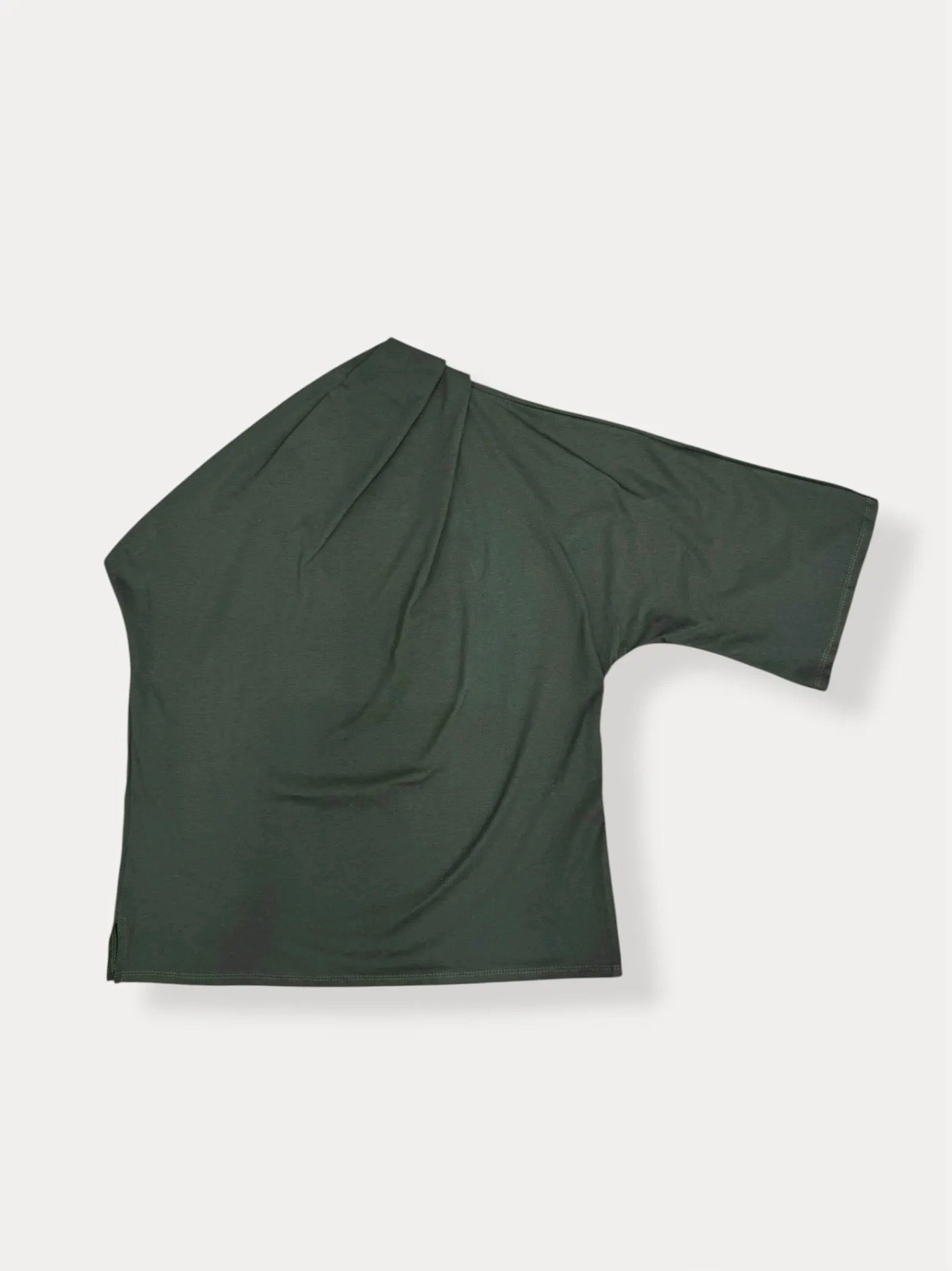 Suki One Shoulder Top Khaki