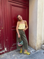 Bustier Top Yellow