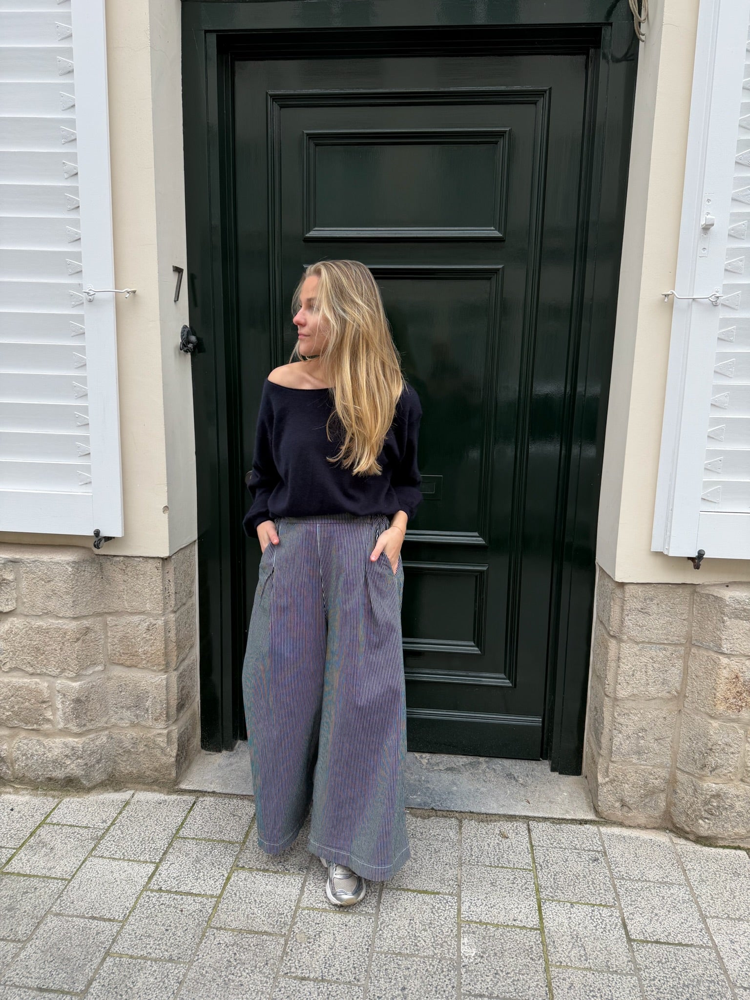 Striped Marine Pants