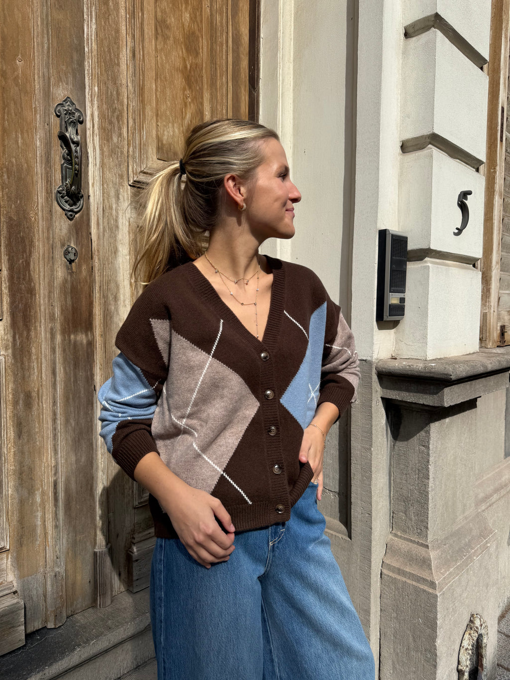 Marie Knit Carreaux