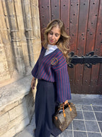 Suzette Cardigan Marine