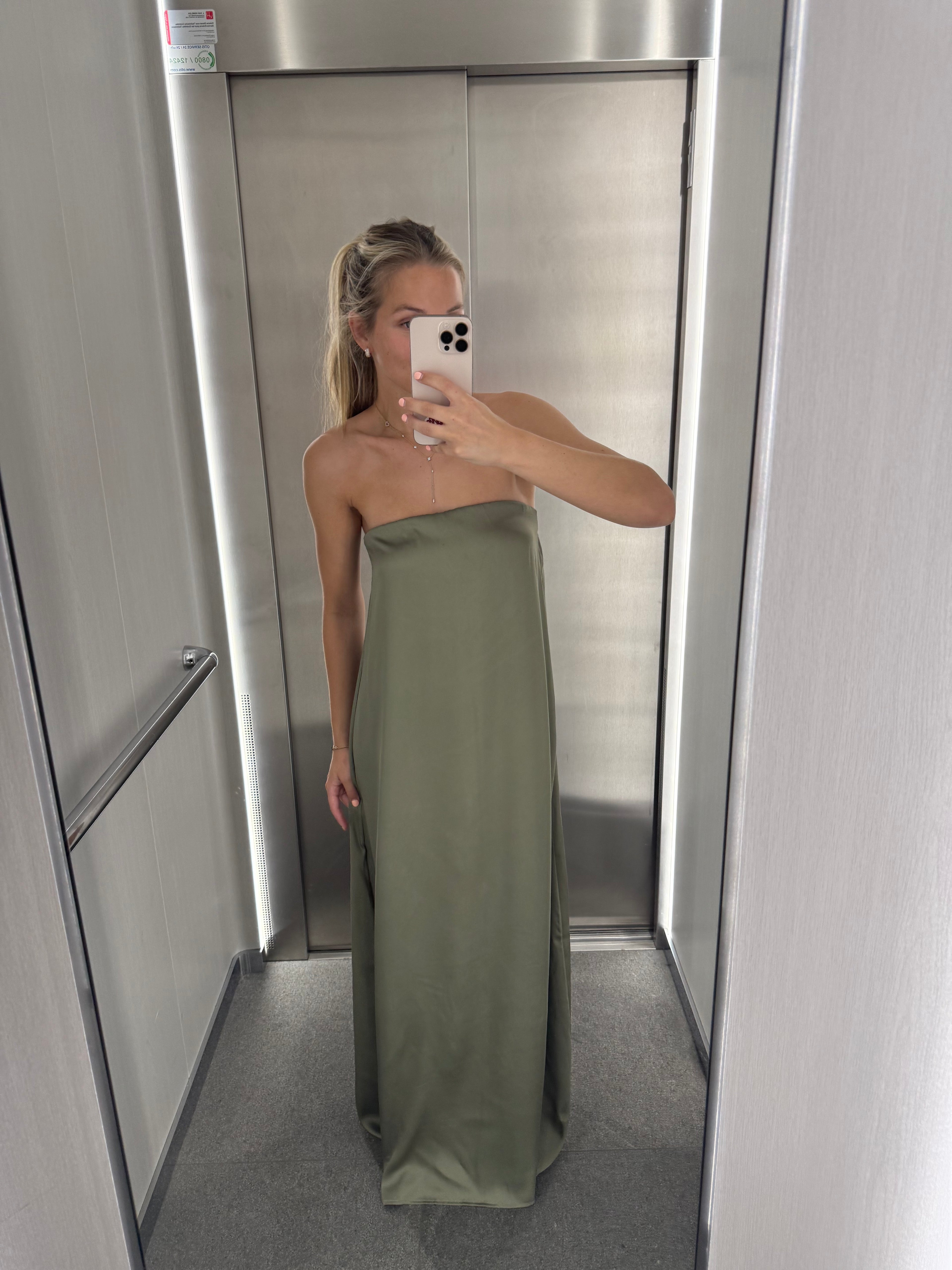 Anna Bustier Khaki