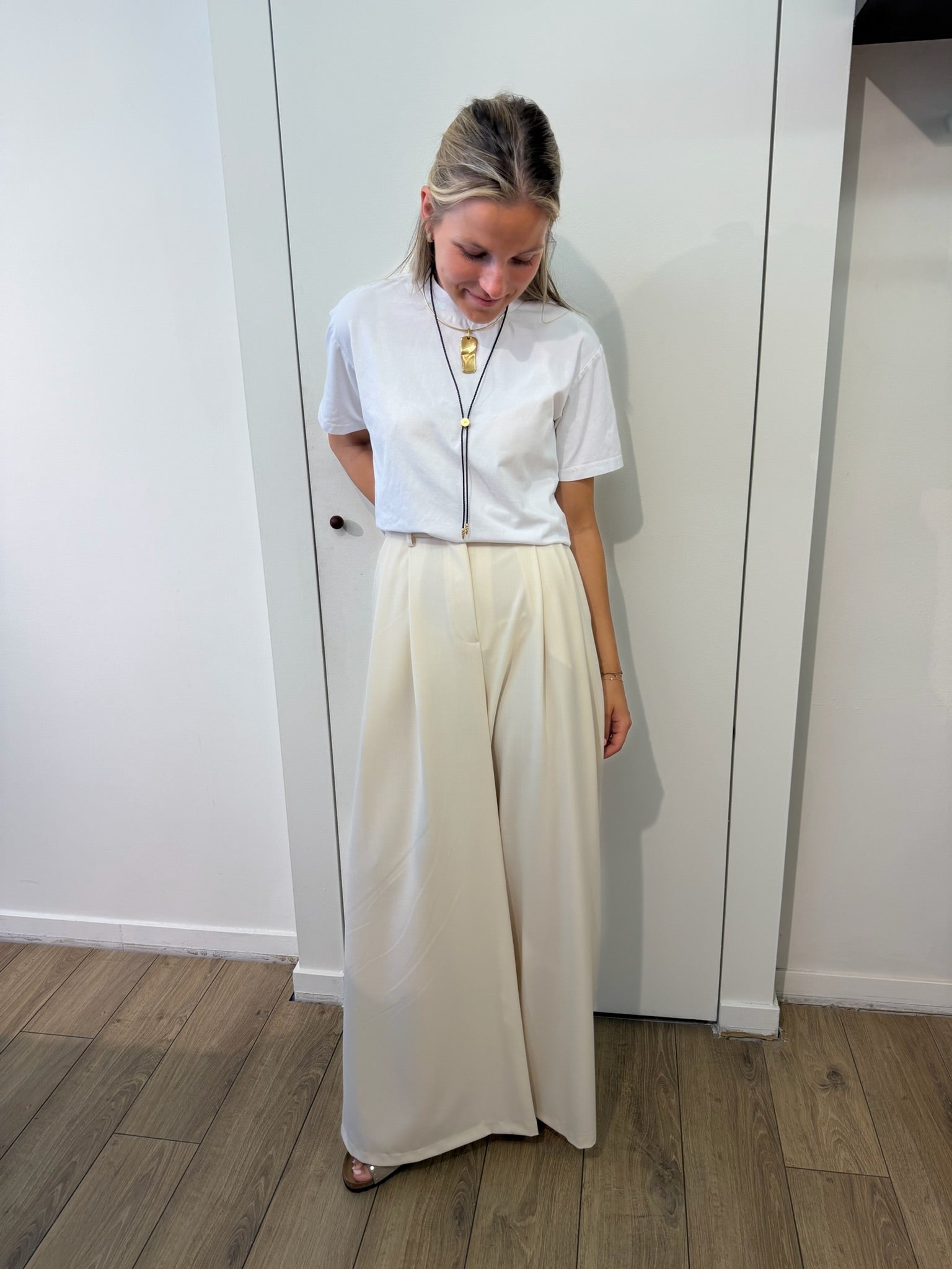 Alizee Pants Ecru
