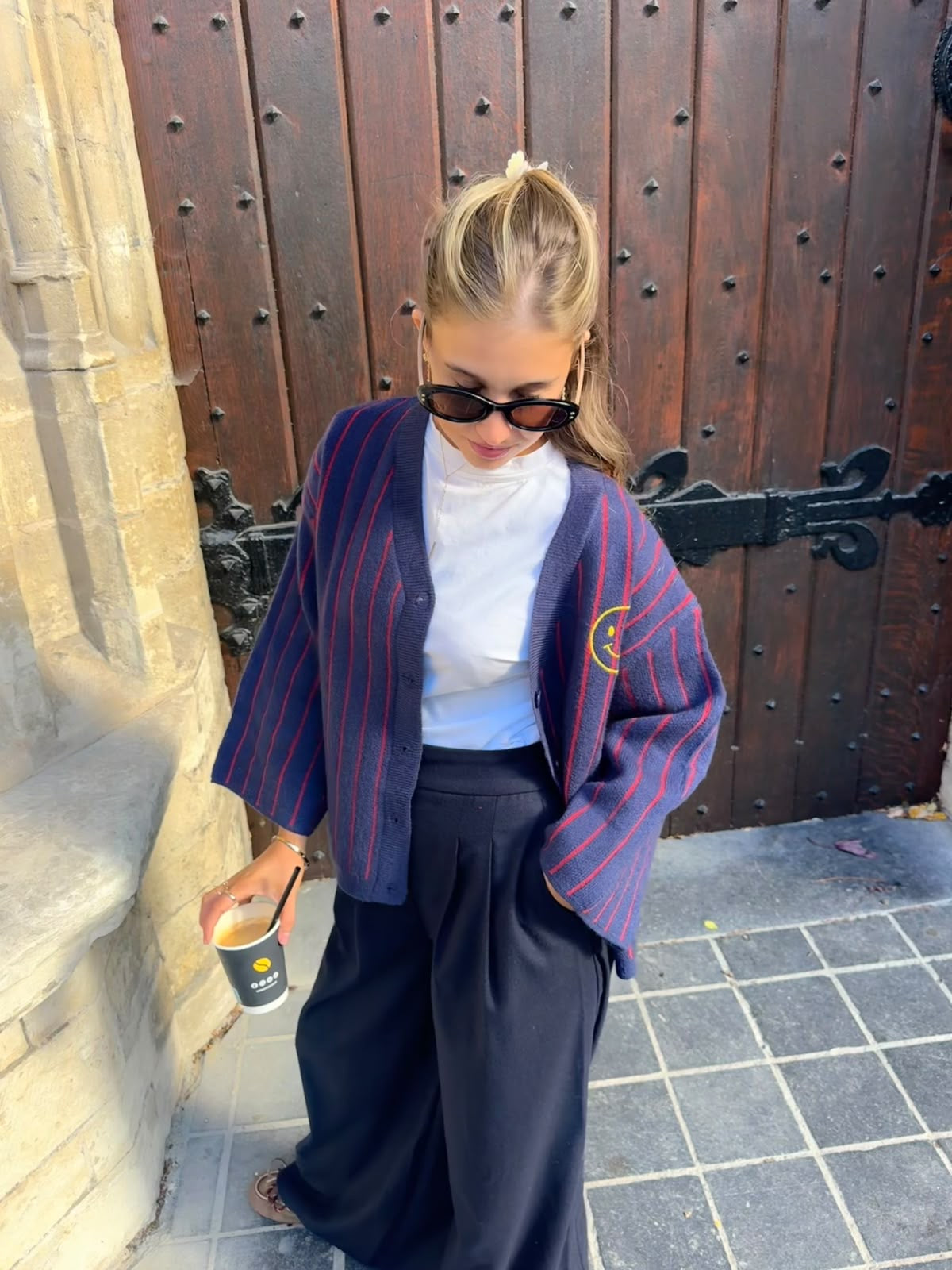 Suzette Cardigan Marine