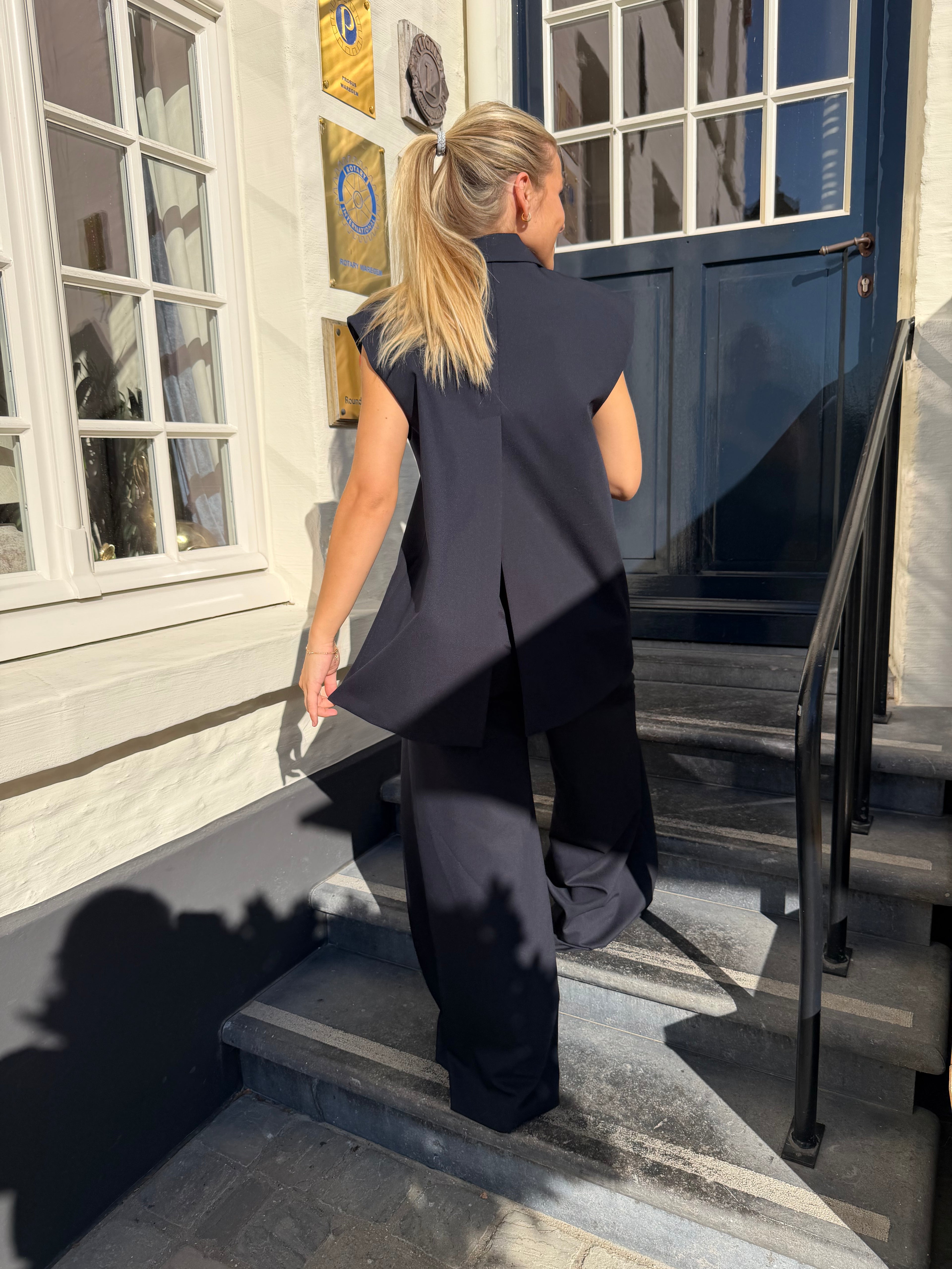 Mouwloze Blazer Marine