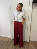 Eleonore Pants Burgundy