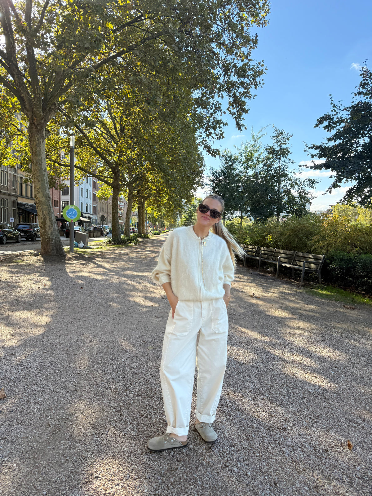 Juline Pants Ecru