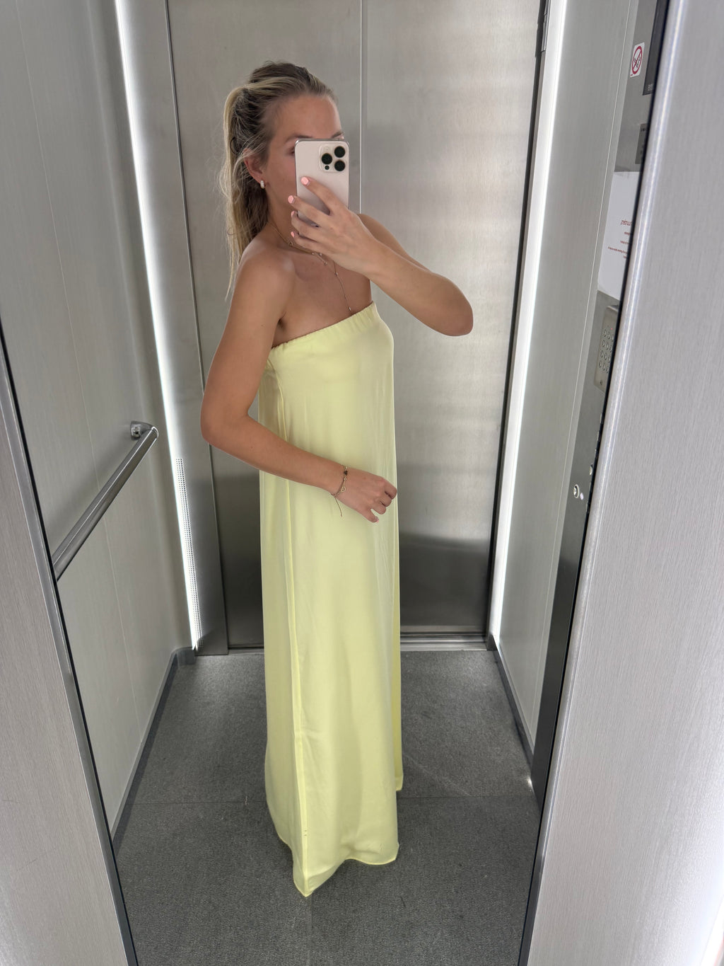 Anna Bustier Yellow