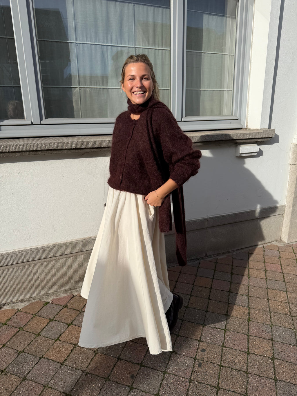 Marie Claire Gilet Chocolate