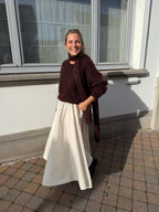 Marie Claire Gilet Chocolate