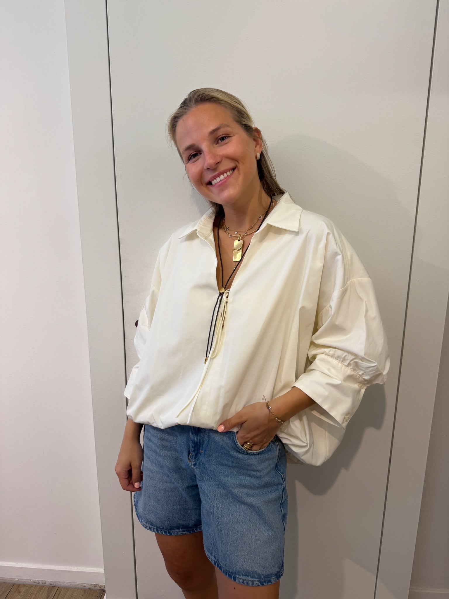Oversized Blouse Ecru
