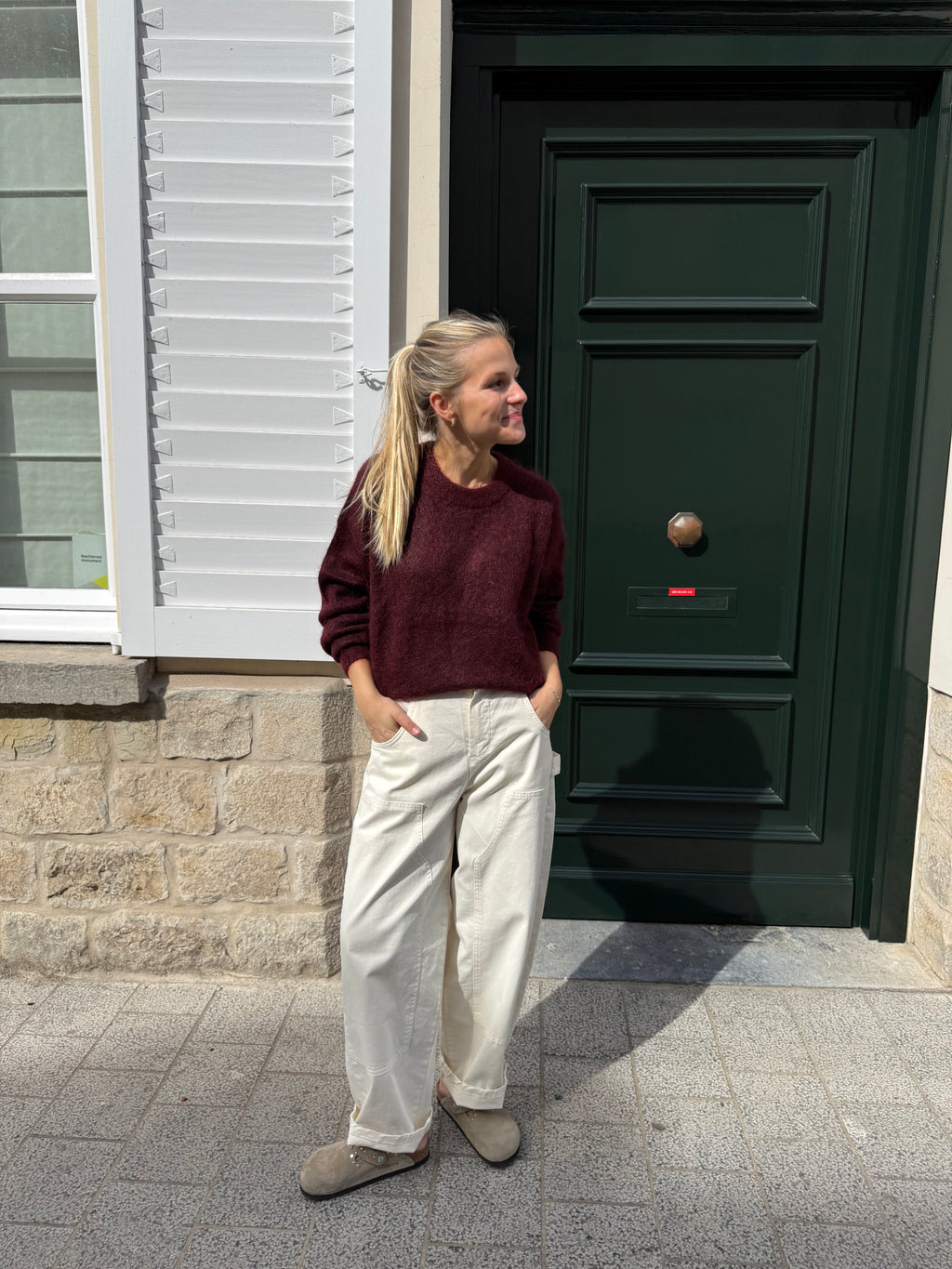 Lune Pants Ecru