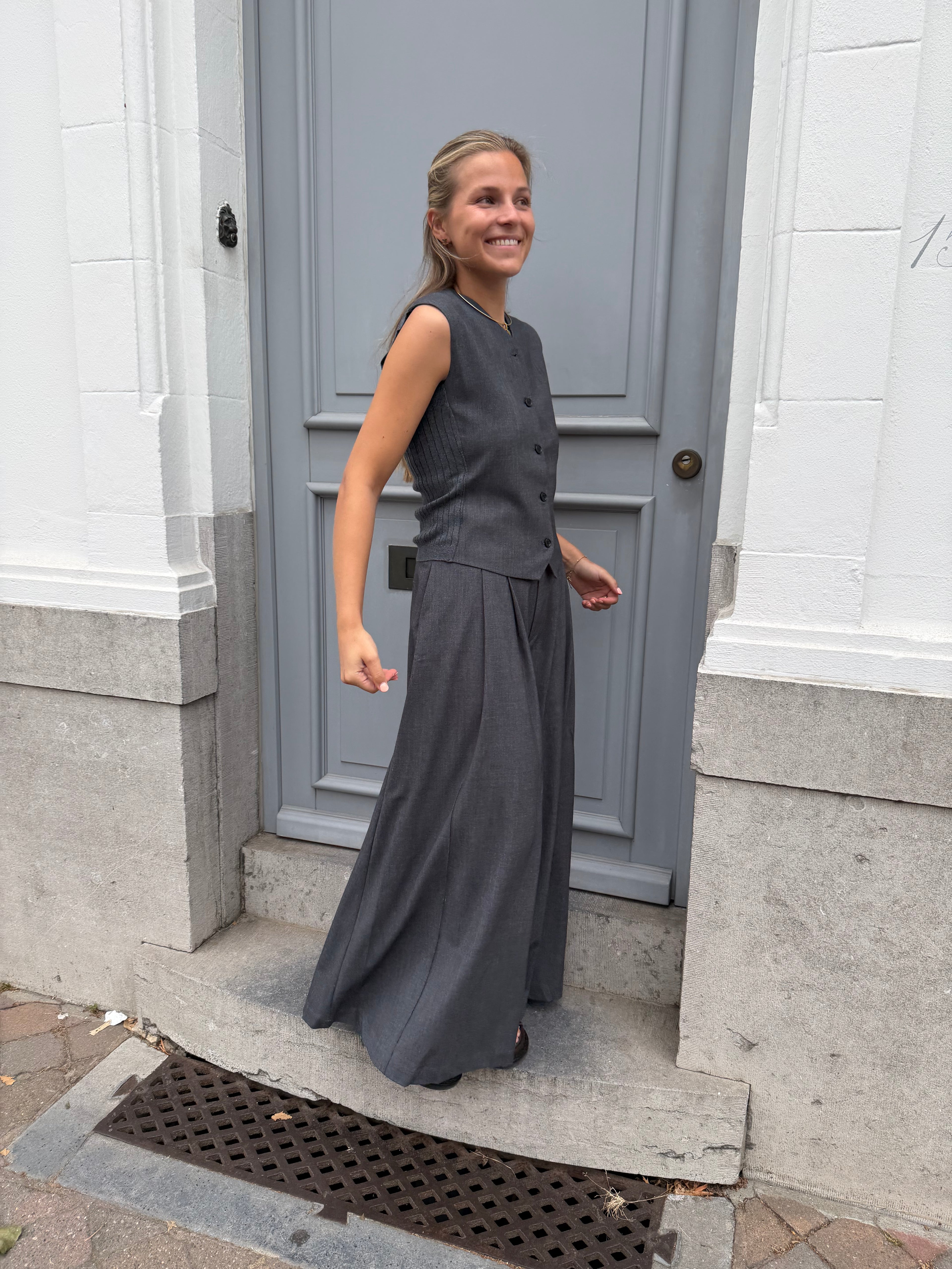 Alexandra Top Grey