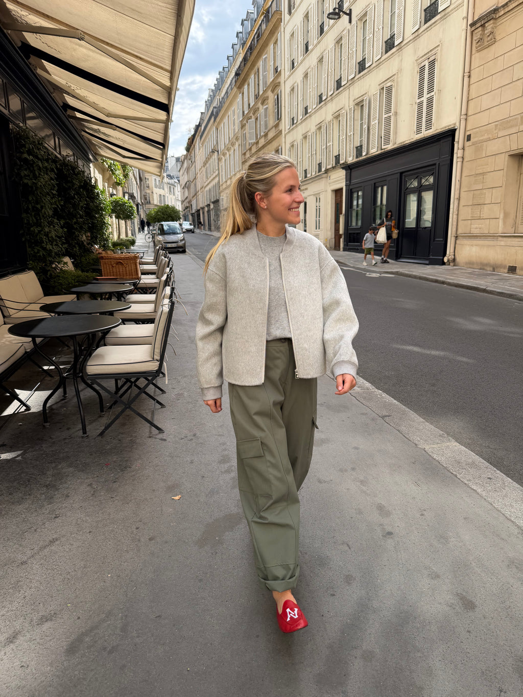 Apolline Cargo Pants Khaki