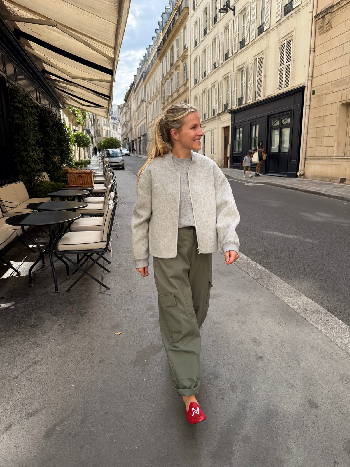 Apolline Cargo Pants Khaki