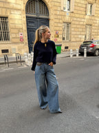 Rose Knit Marine