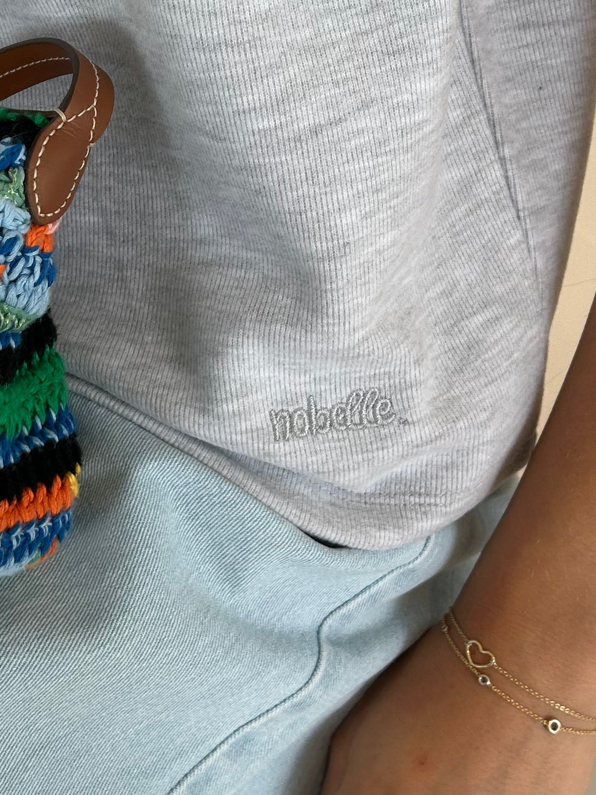 Madeleine Top Grey
