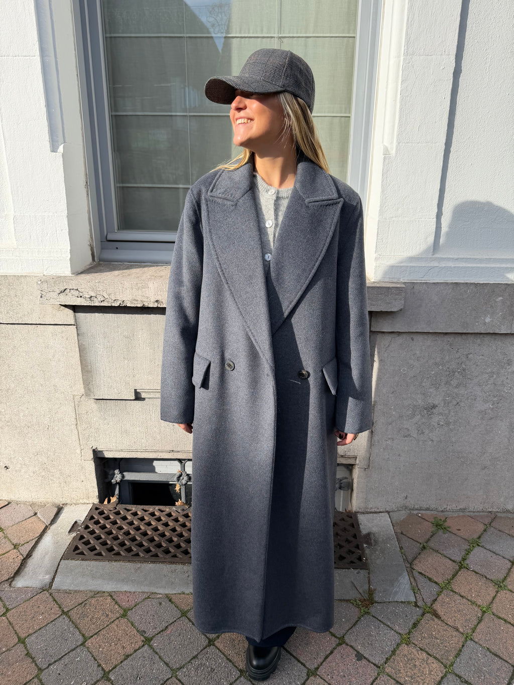 Justine Coat Grey