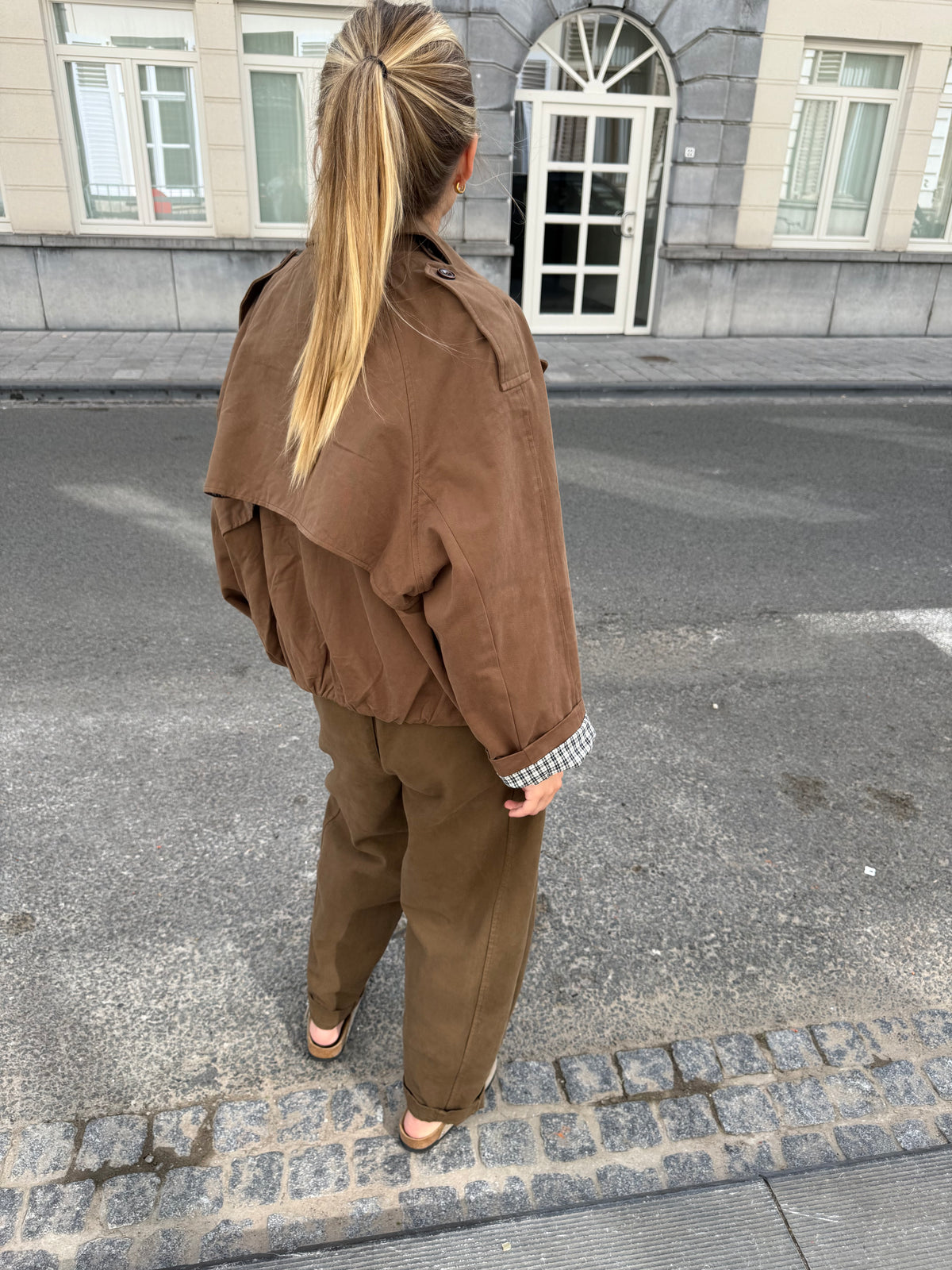 Ines Vest Camel