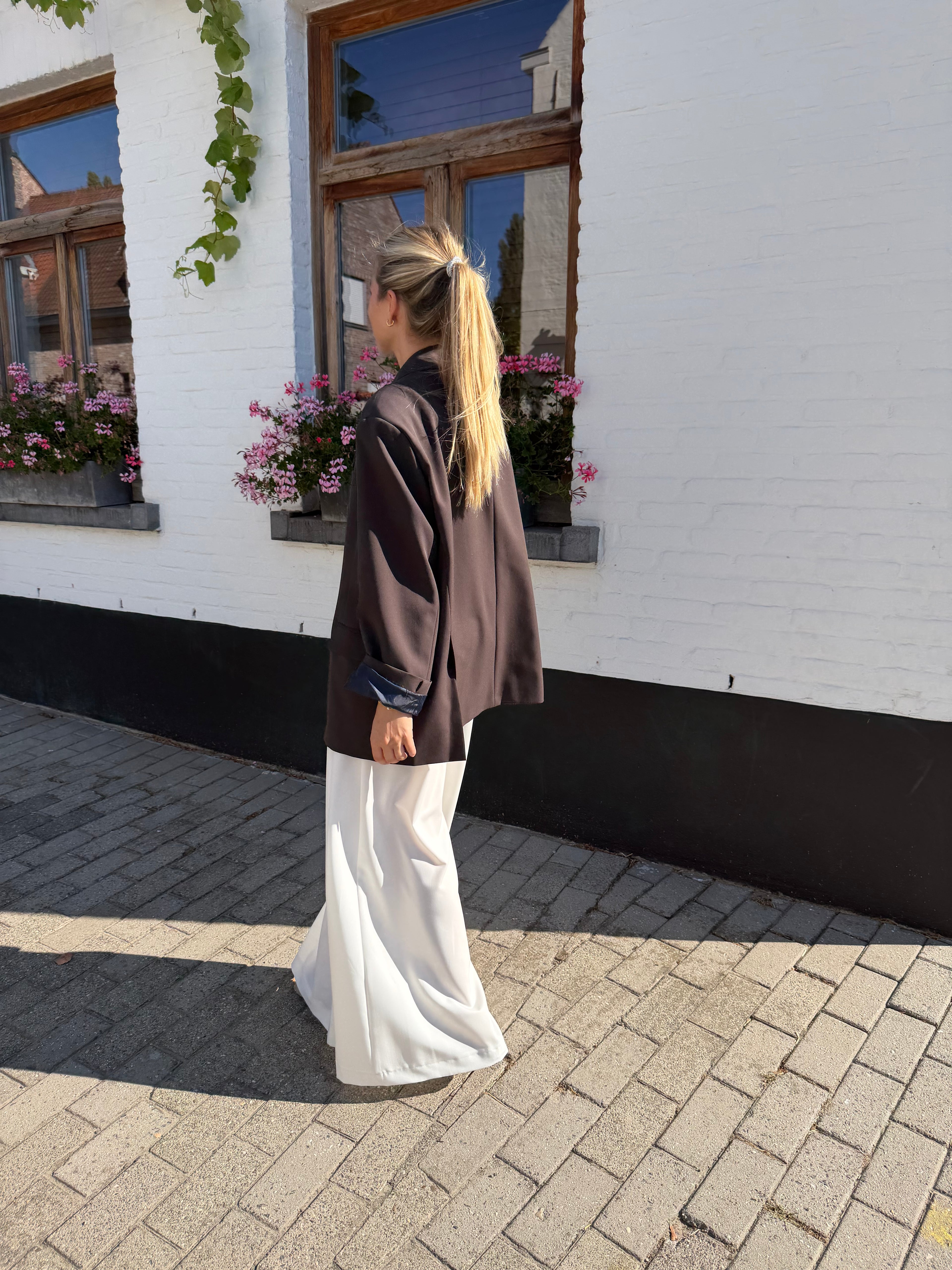 Chocolate Oversized Blazer