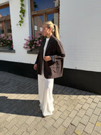 Chocolate Oversized Blazer