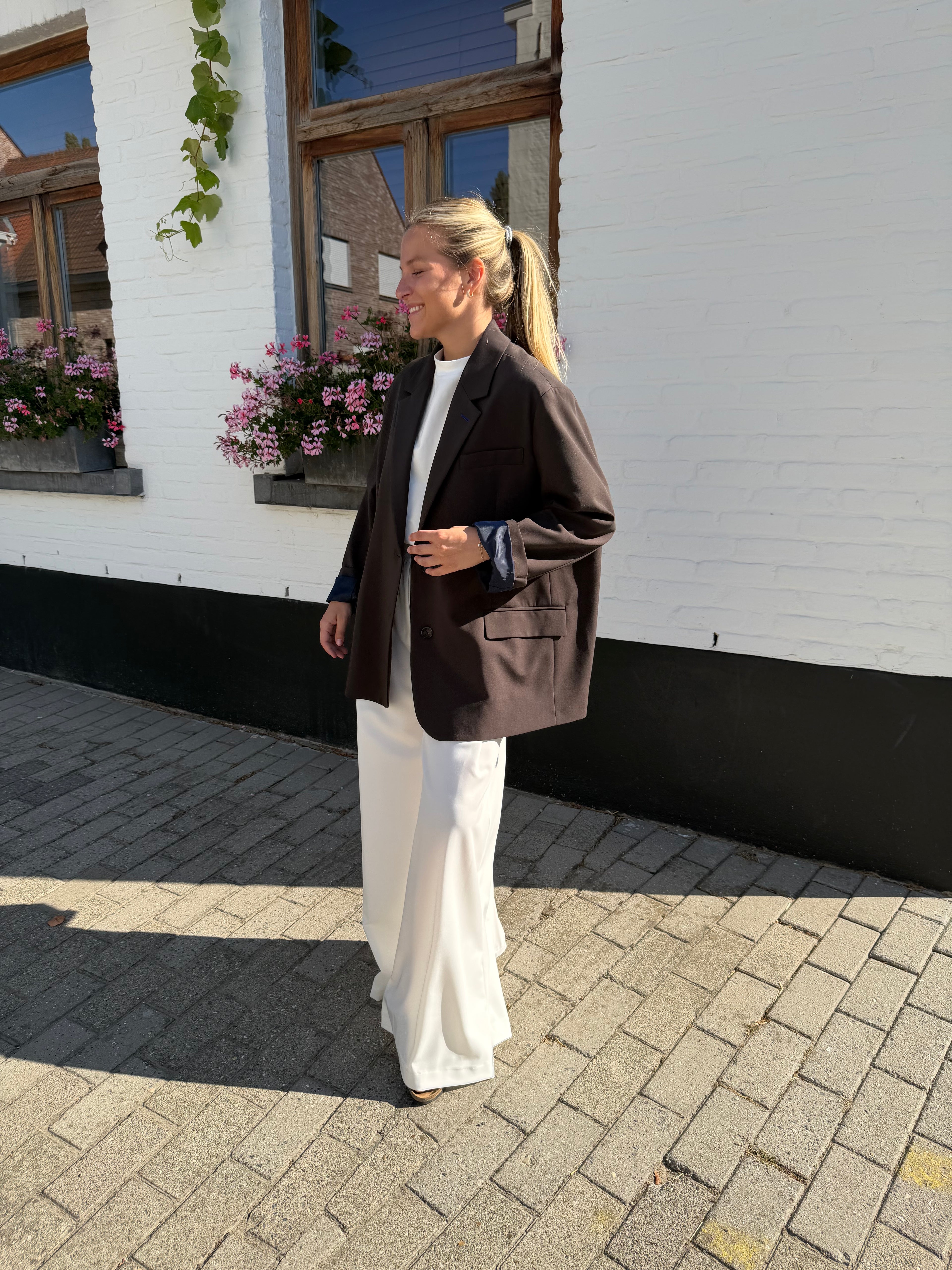 Chocolate Oversized Blazer