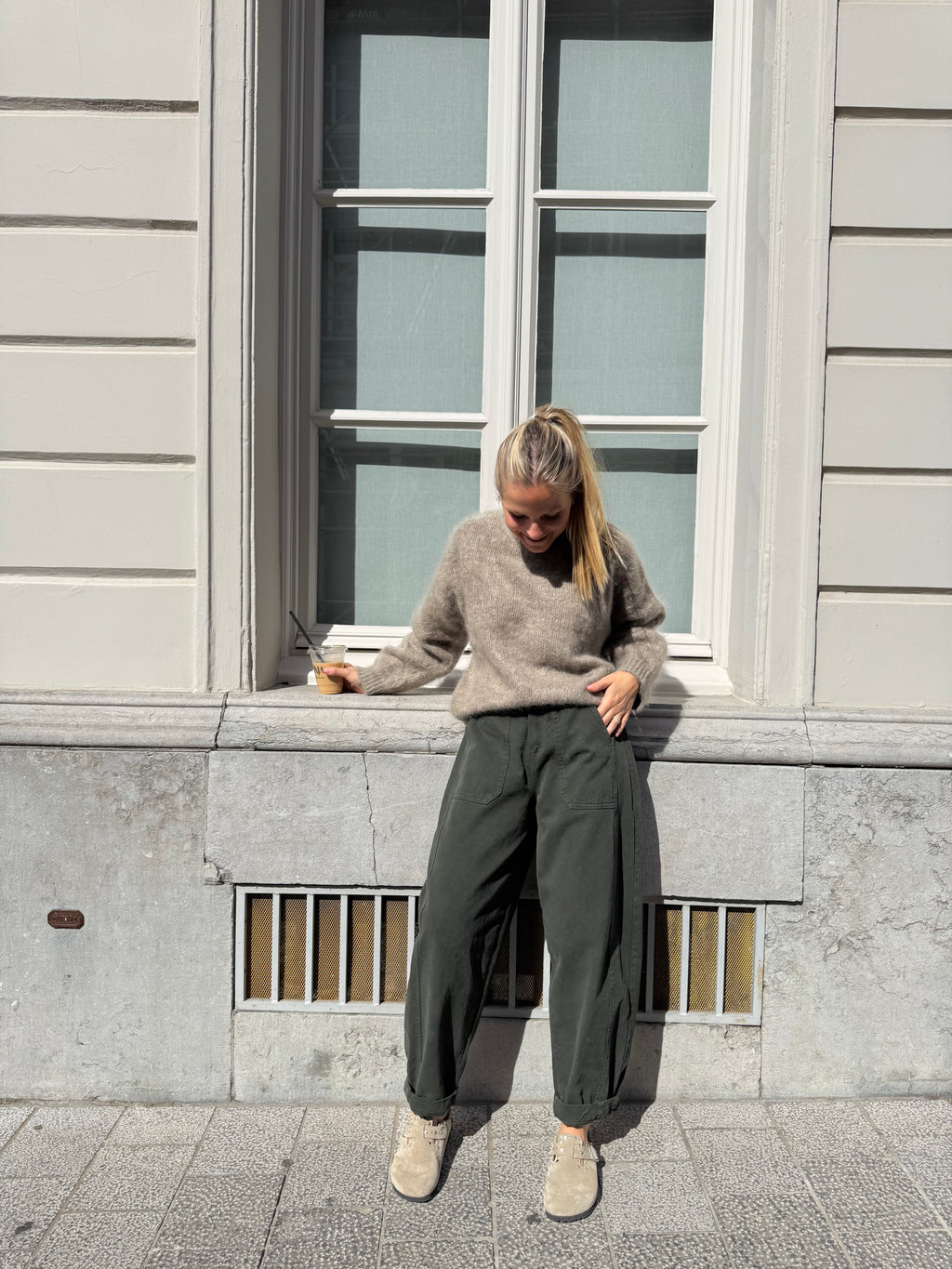 Juline Pants Dark Green