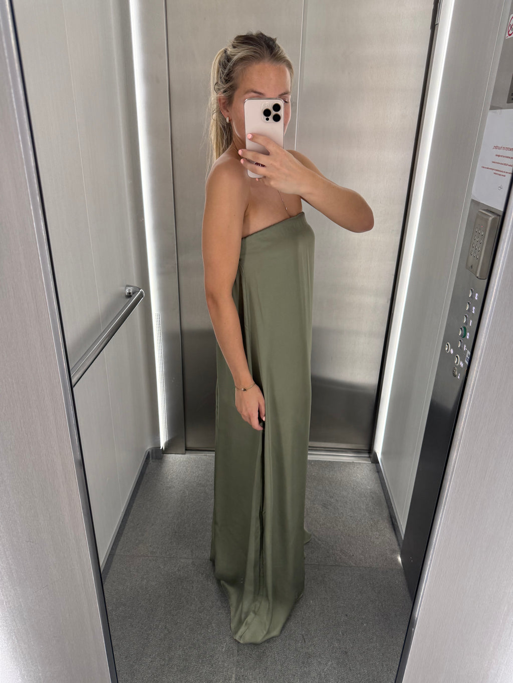 Anna Bustier Khaki