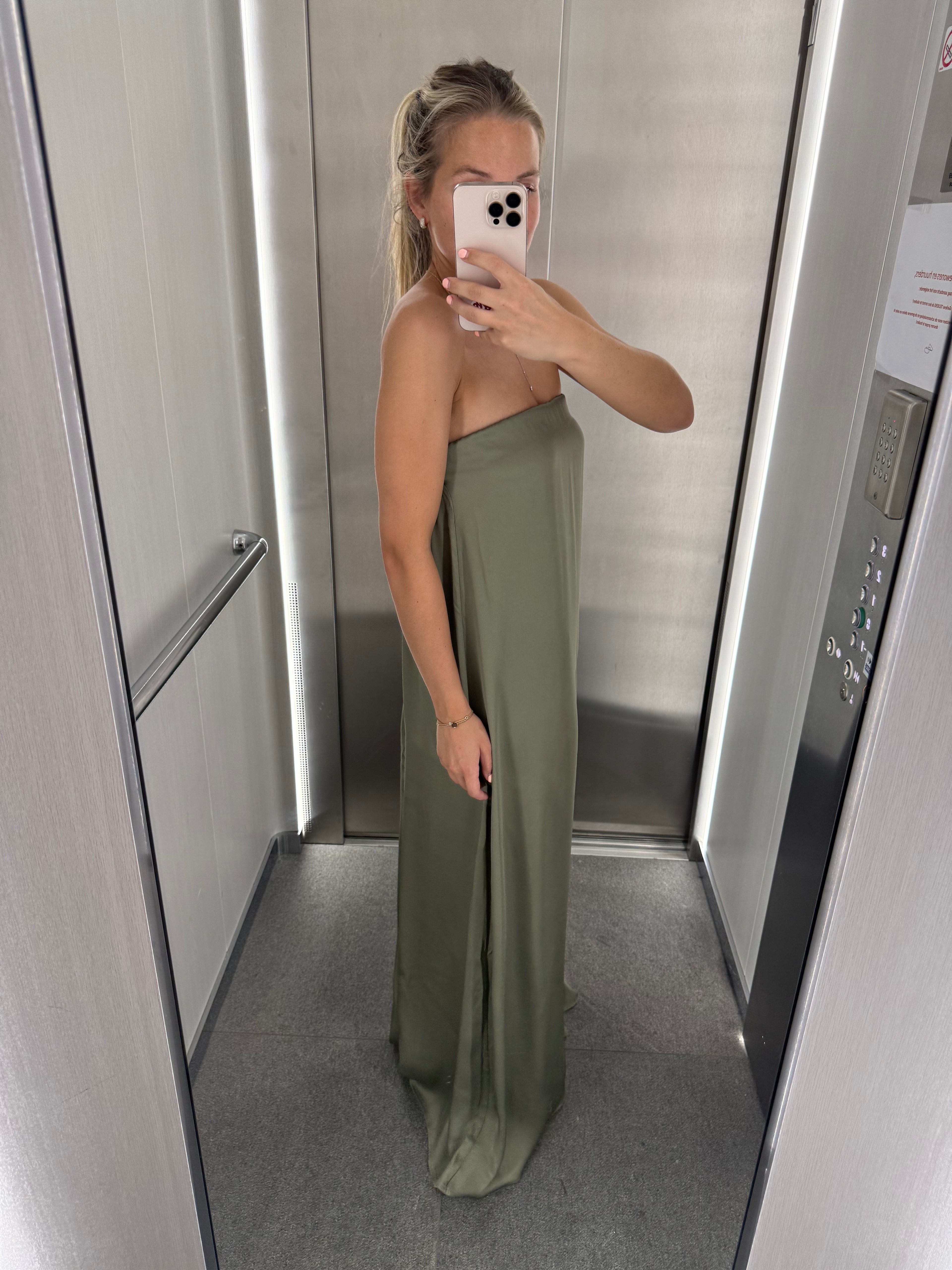 Anna Bustier Khaki
