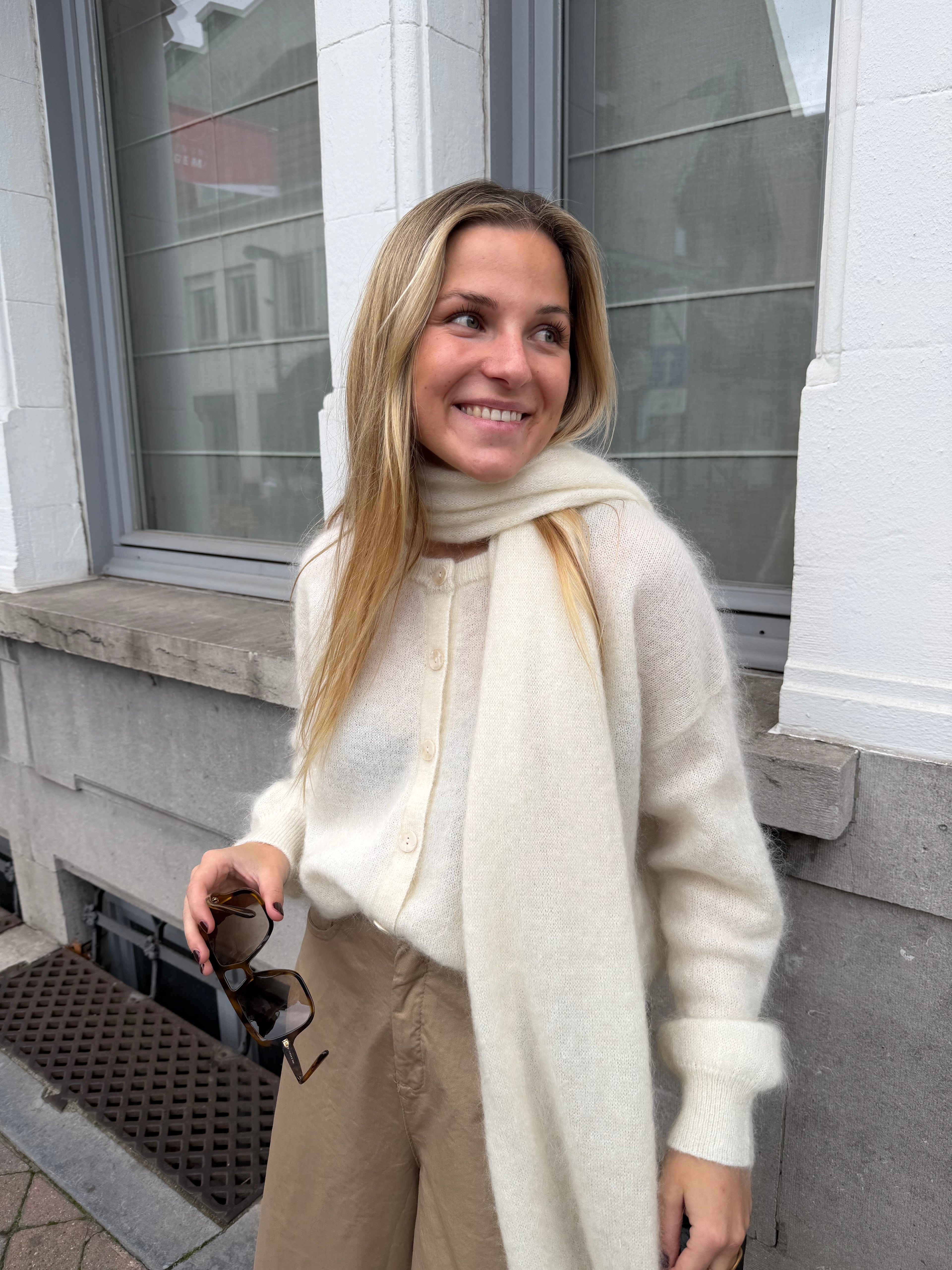 Marie Claire Gilet Ecru