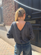 Reversible Gilet Dark Grey