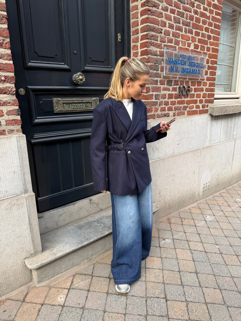 Marine Striped Blazer