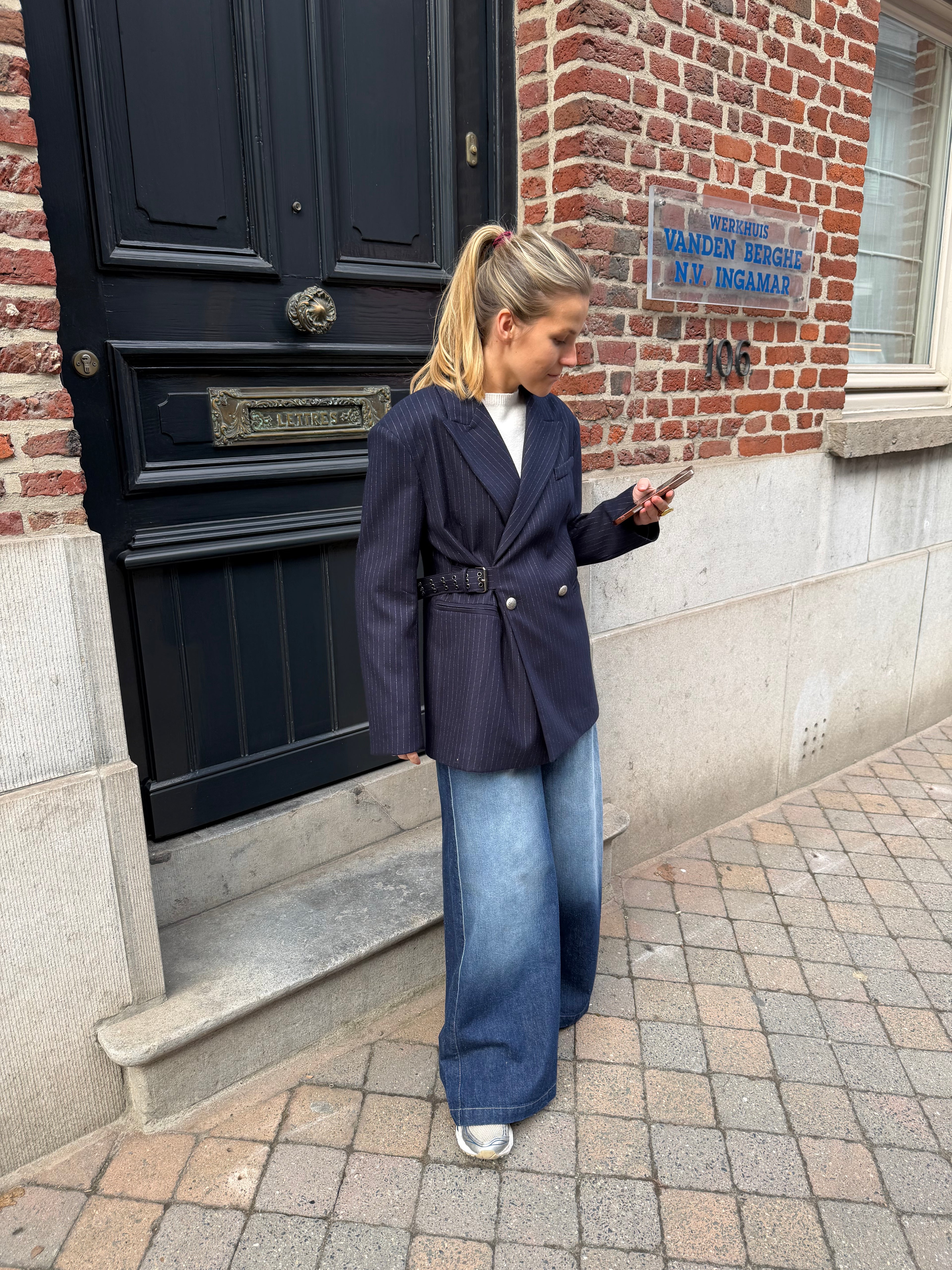 Marine Striped Blazer