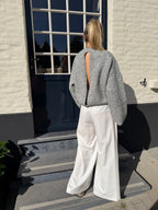 Grey Open Back Knit