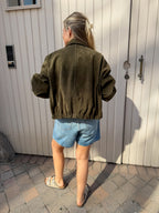 Suede Vest Khaki