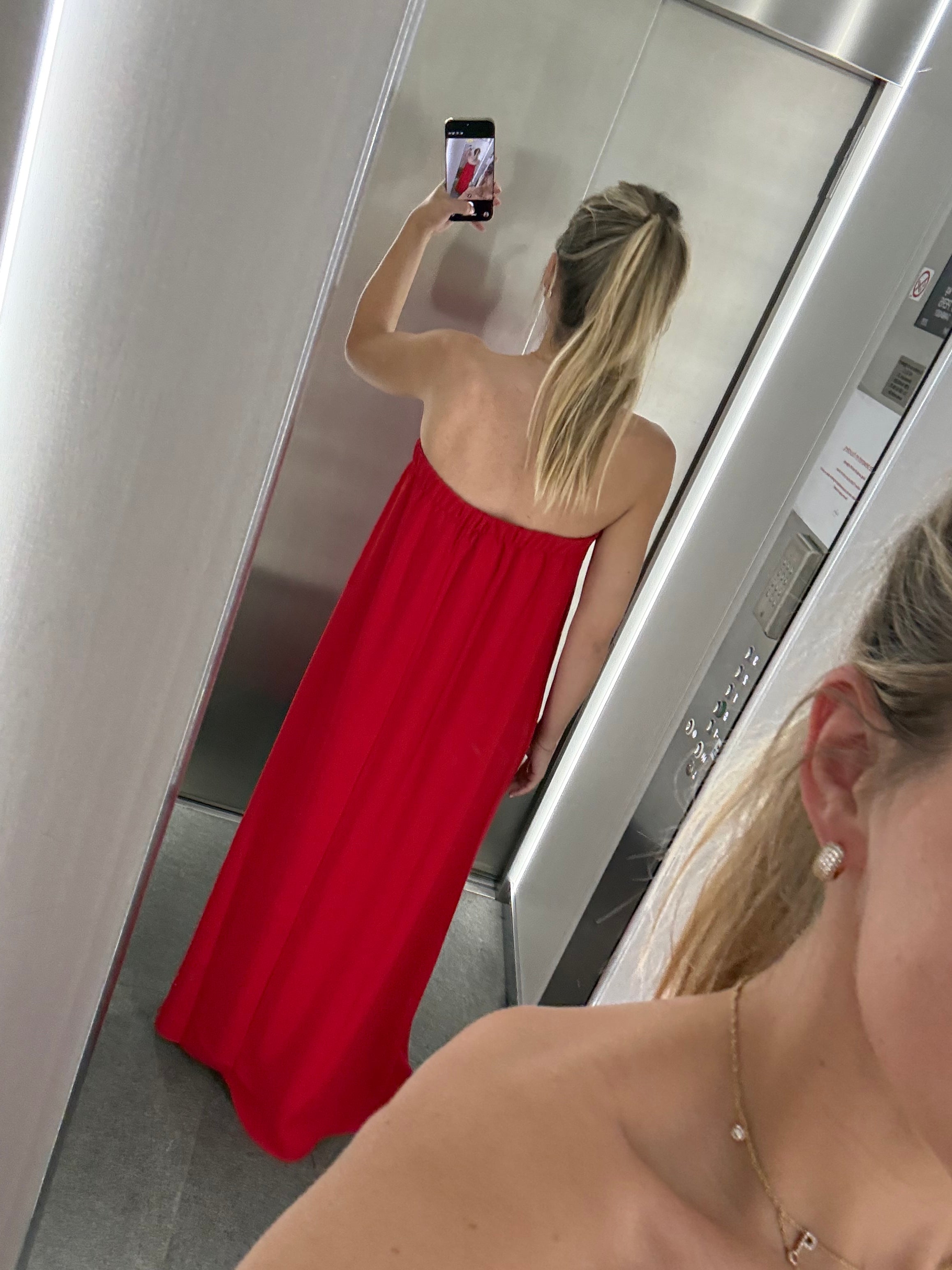 Anna Bustier Red