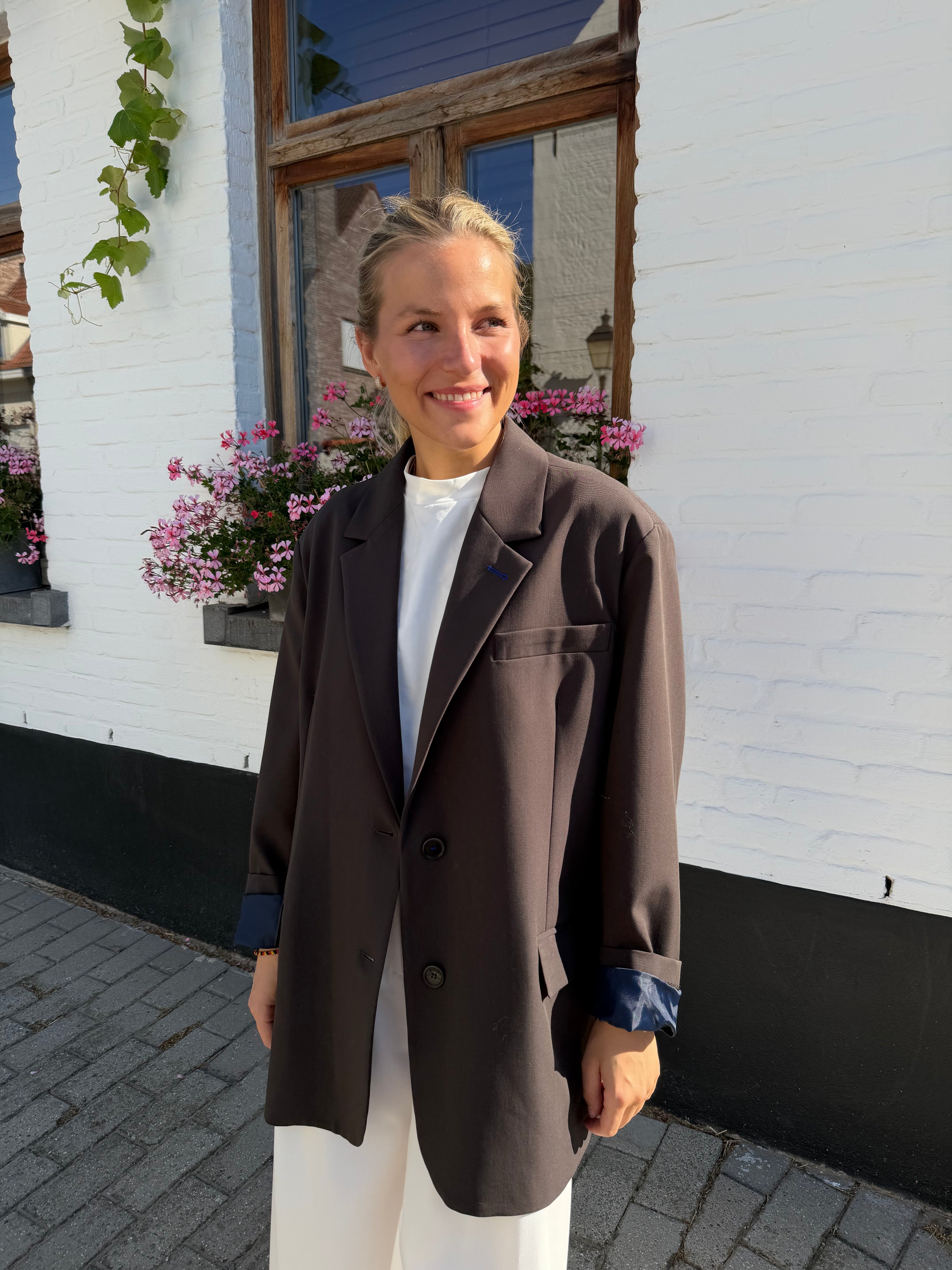 Chocolate Oversized Blazer