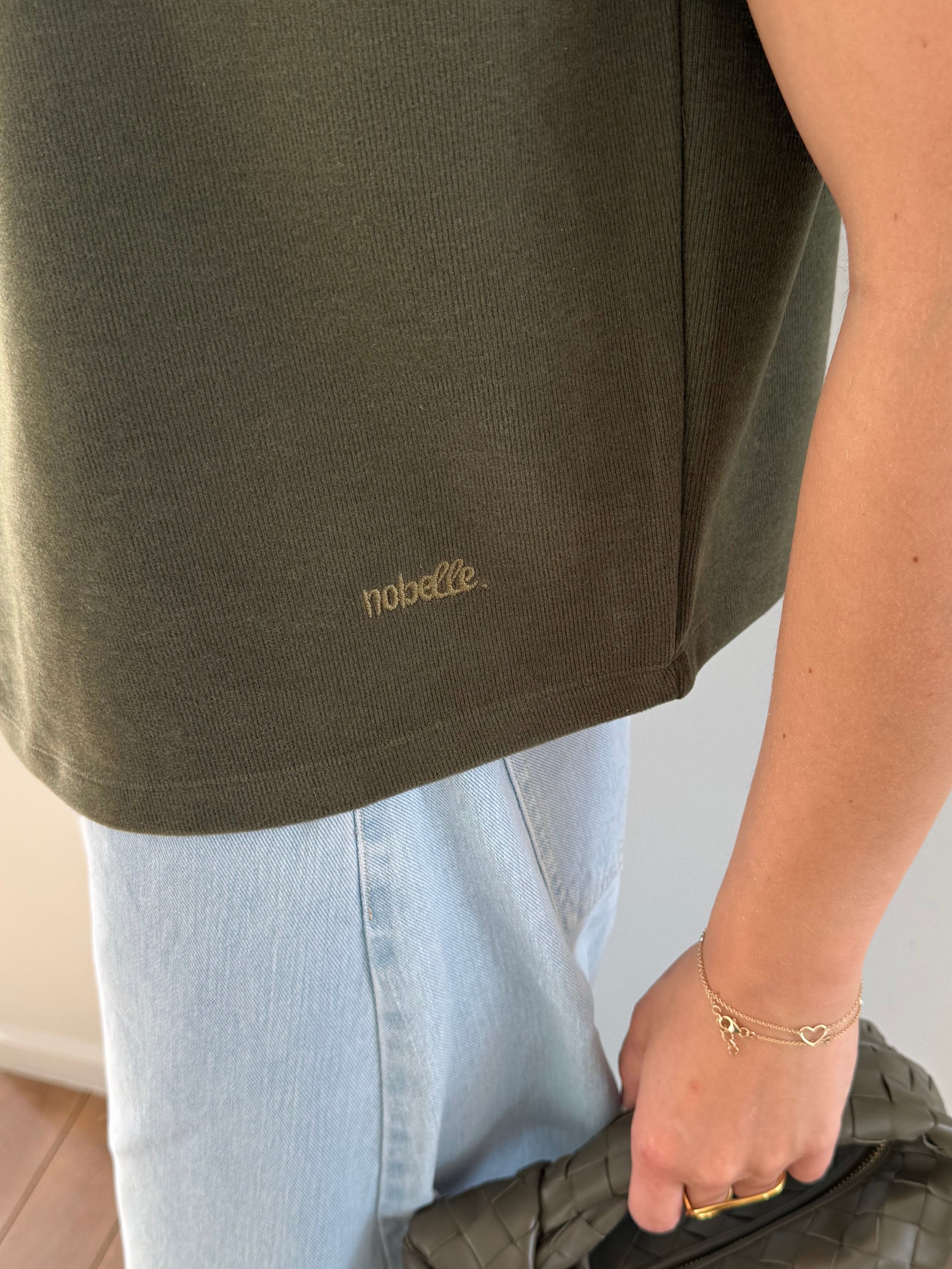 Madeleine Top Khaki