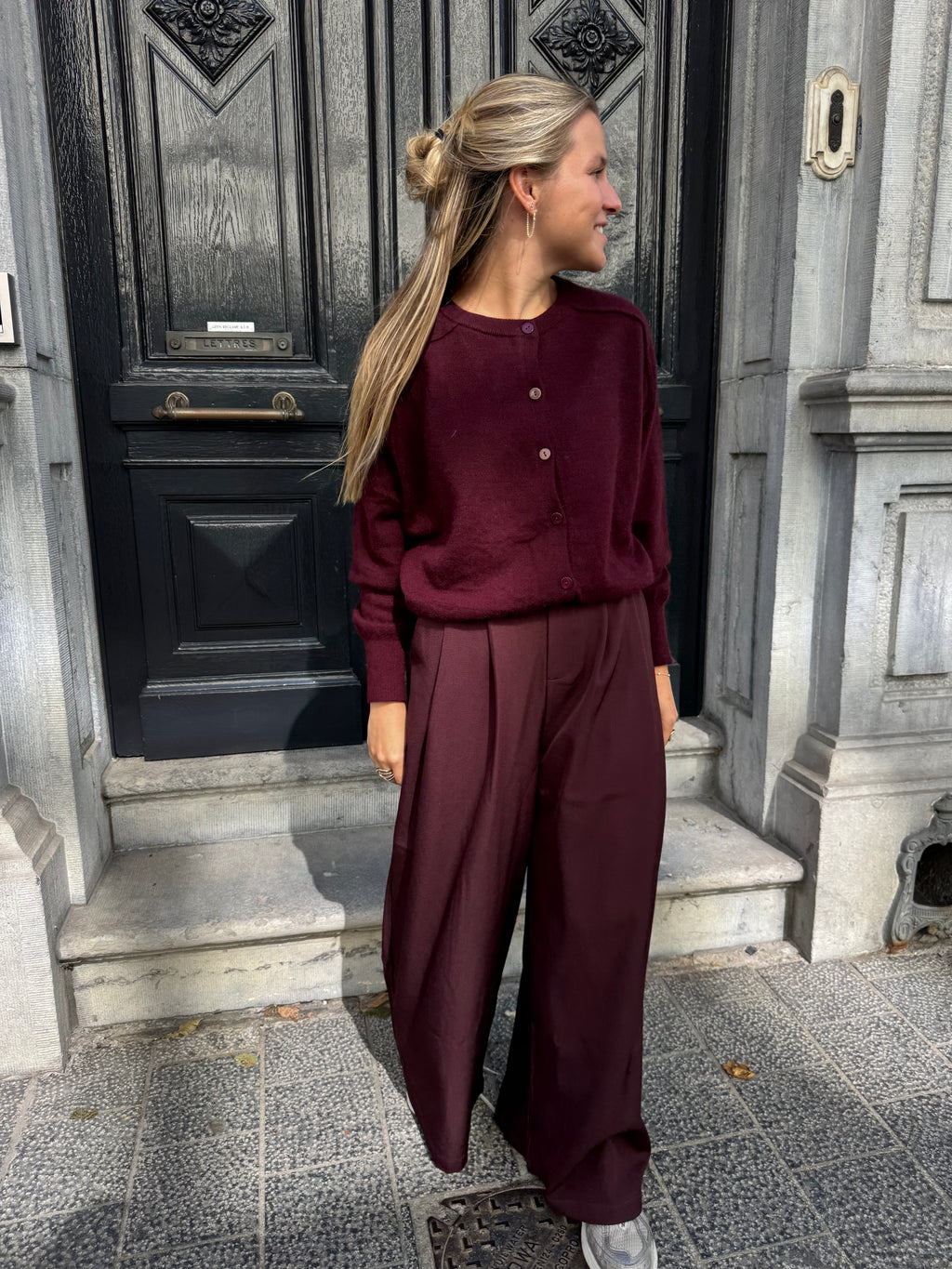 Romee Gilet Burgundy
