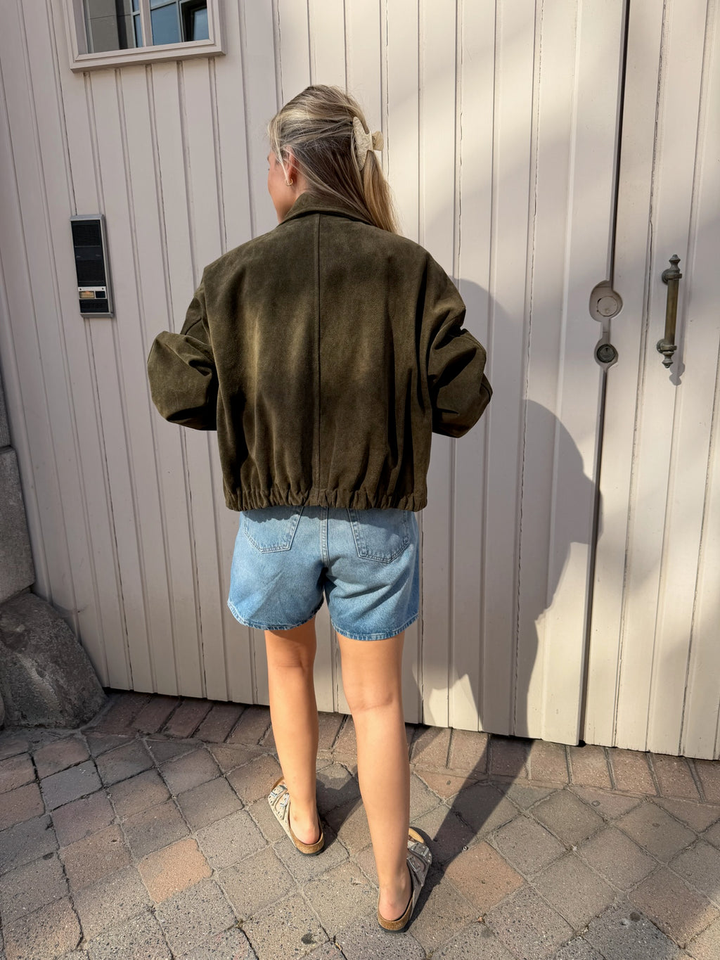 Suede Vest Khaki
