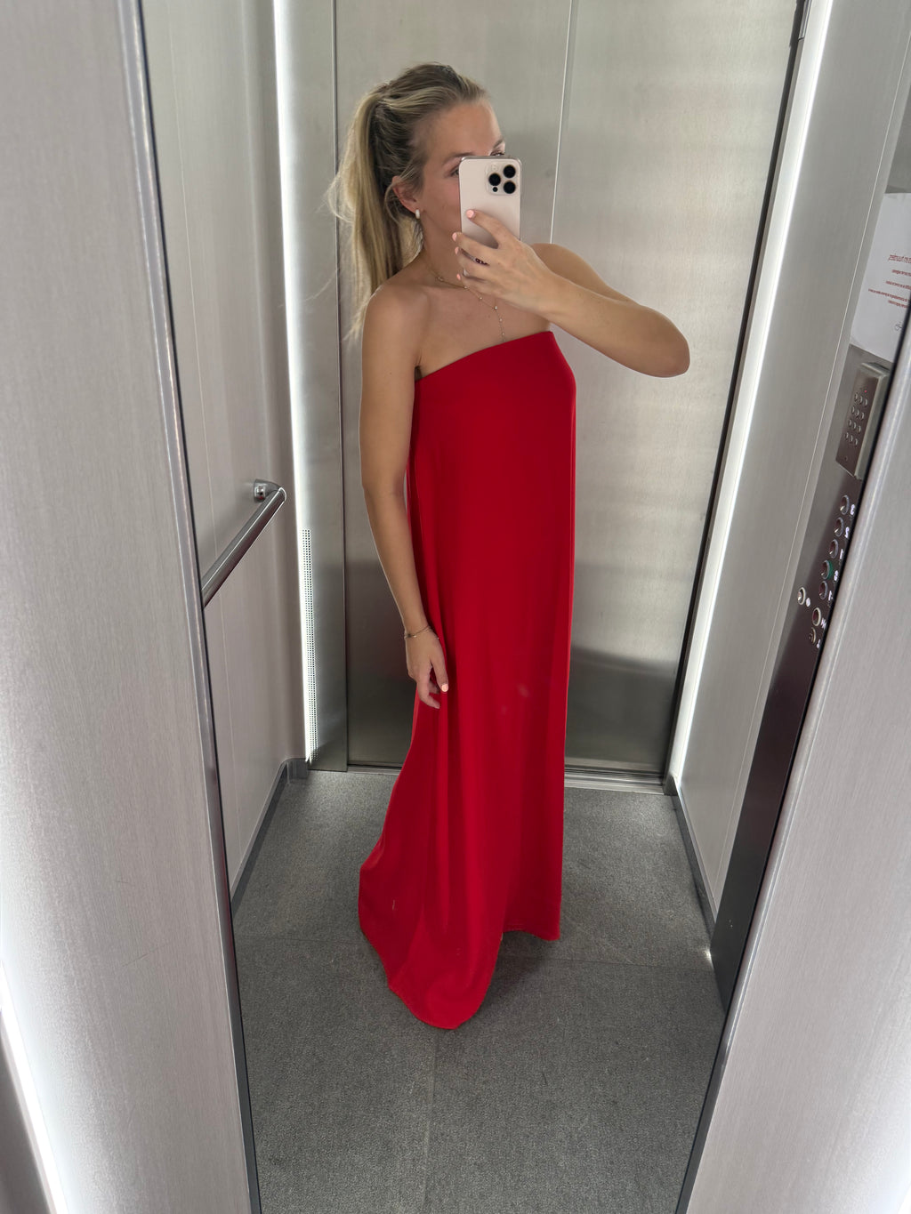 Anna Bustier Red