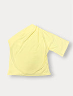 Suki One Shoulder Top Yellow
