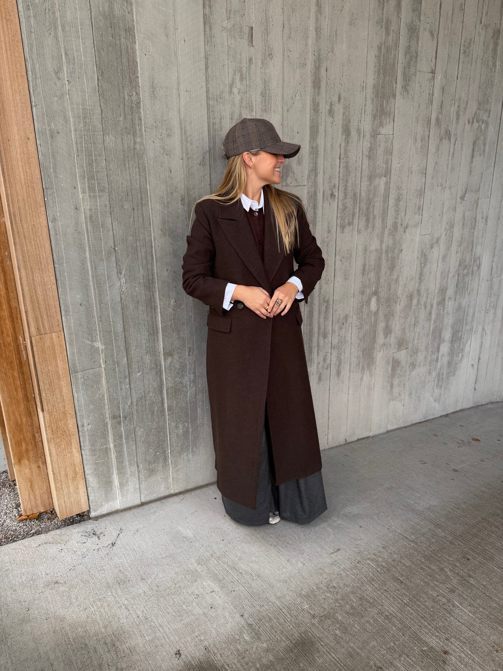 Alexandra Coat Chocolate