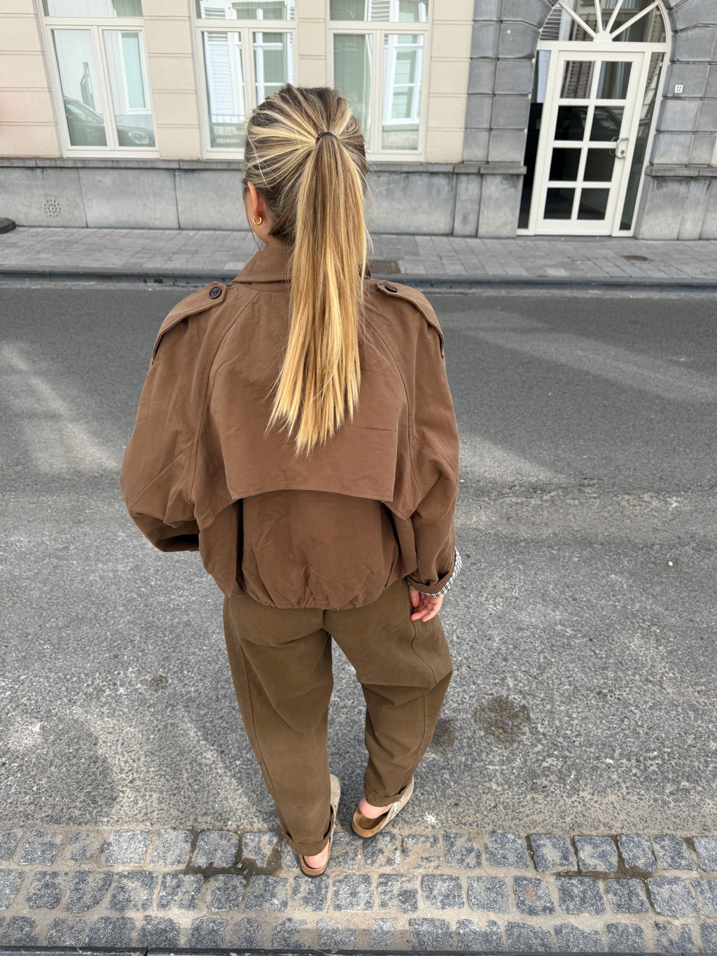 Ines Vest Camel