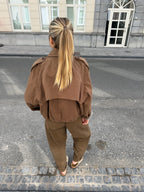 Ines Vest Camel