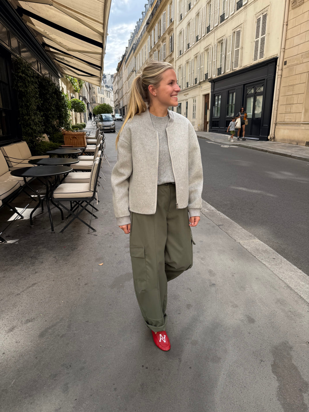 Apolline Cargo Pants Khaki